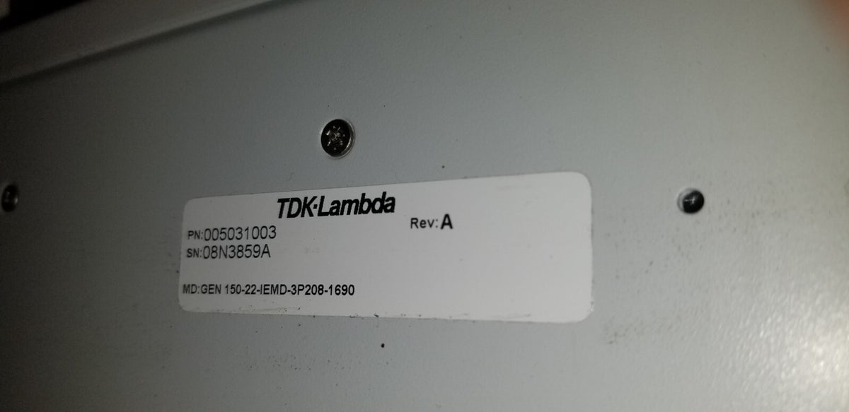 Adjustable 150 VDC Power Supply TDK Lambda