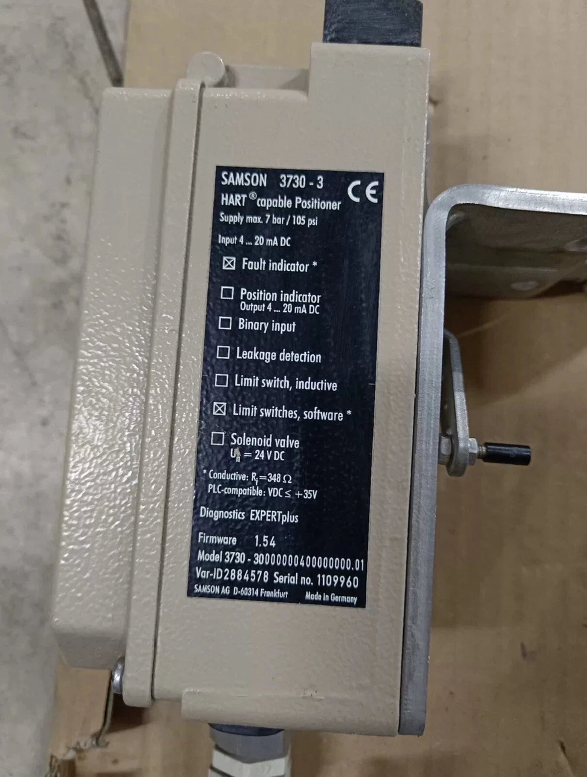 SAMSON 3730-3, 3730-31000000400000000.01 Product