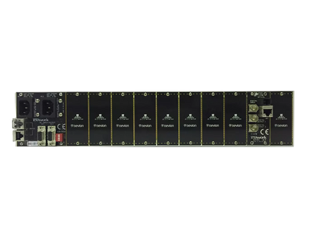 Nevion 2RU Modular Frame for 10 Modules and 2 PSU