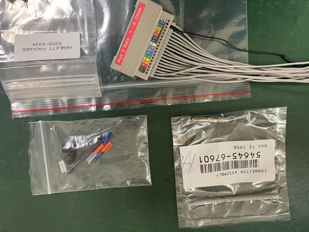 HP 01650-61609 16channel Probe Lead Set + 5090-4356 IC Clips + 5959-9334 G leads
