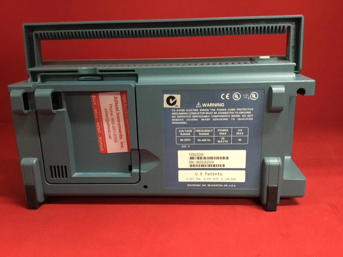 Tektronix TDS220 2 Channel 100 MHz Digital Storage Oscilloscope B050259