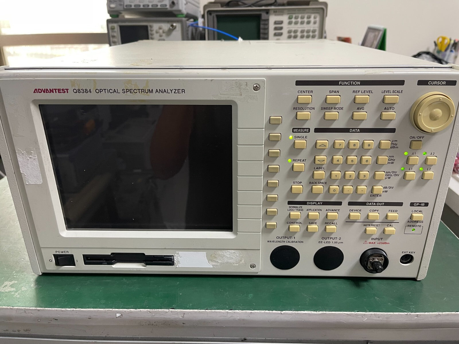 Advantest Q8384 Optical Spectrum Analyzer _ 2944 - XG eqpt