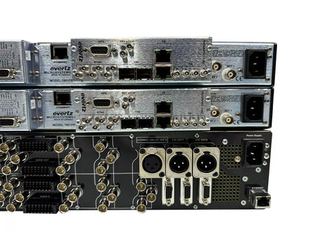 Evertz 2x 5700MSC-IP Grand Master Clock/SPG w/7800MSC-10G 5700-AUX 7801FC-IRD