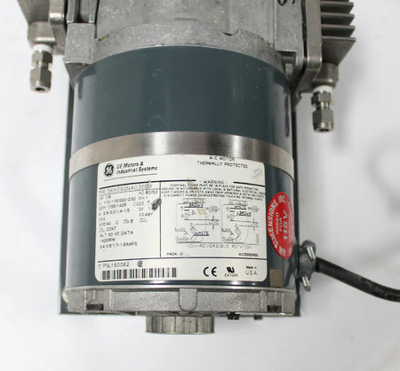 Air Dimensions 19320T Vacuum Pump with General Electric 5KH39QNA038BX 1HP Motor