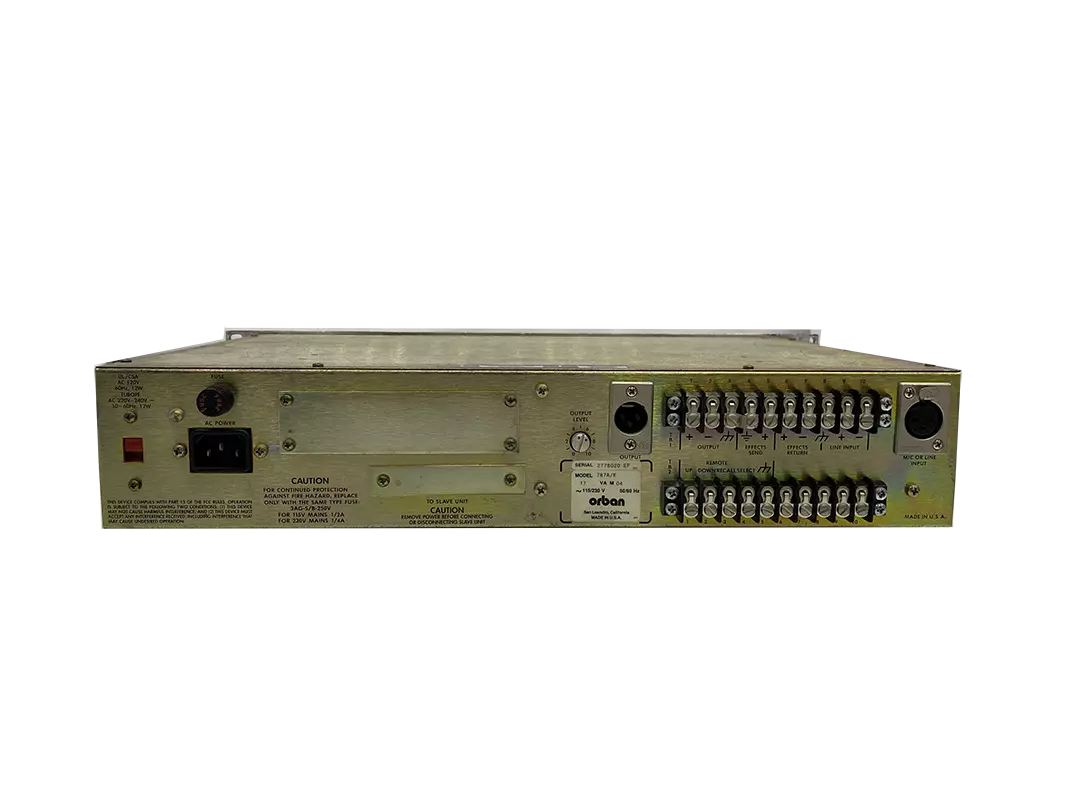 Orban 787A/E Programmable Mic Processor