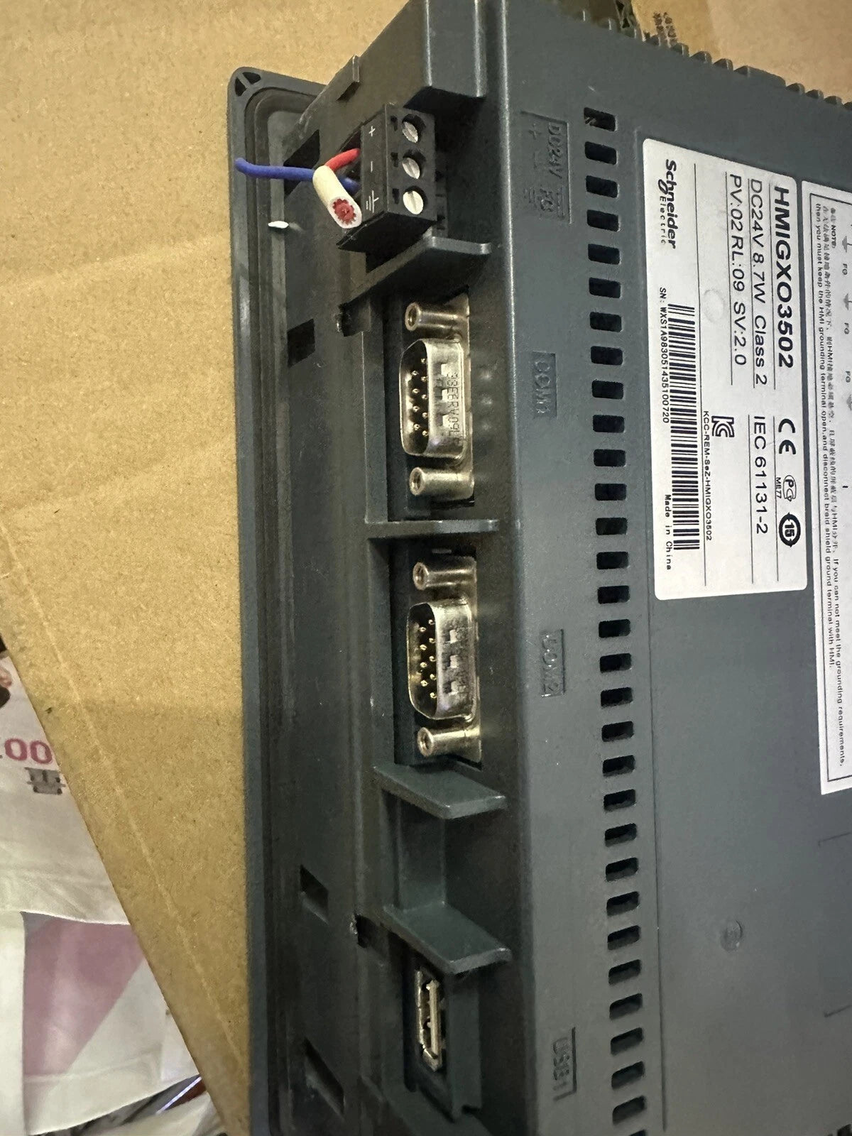 HMIGXO3502 7 Inch Operator Interface Panel for Industrial Use
