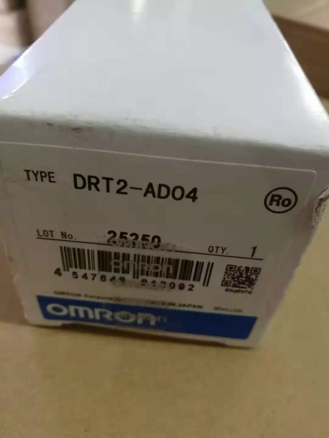 Omron DRT2-AD04 Input Unit for Industrial Automation