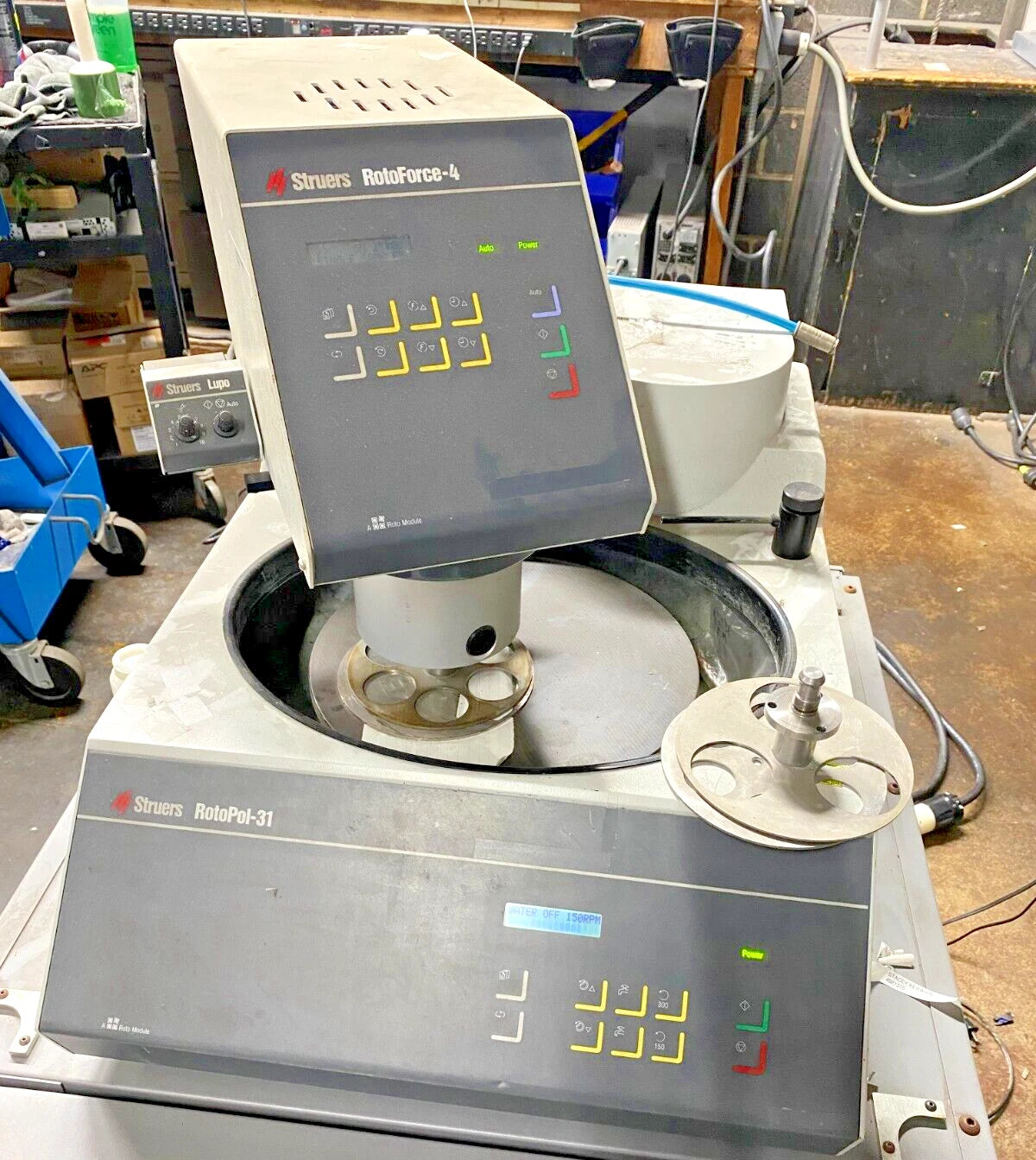 Struers RotoPol-31 Grinding / Polishing Machine with RotoForce-4