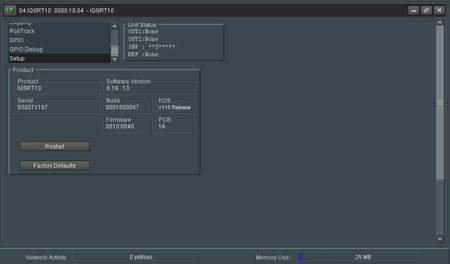 SNELL IQSRT10 HD/SD-SDI 8 x 2 Router with Back IQSRT1028-2A
