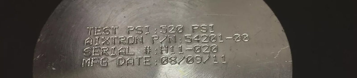 Aixtron P/N 54201-00 520 PSI Cylinder