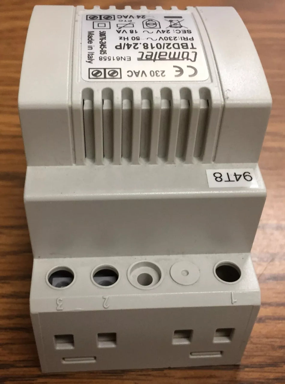 Comatec TBD2-018-24-P Power Supply, 24V 18W for Industrial Use