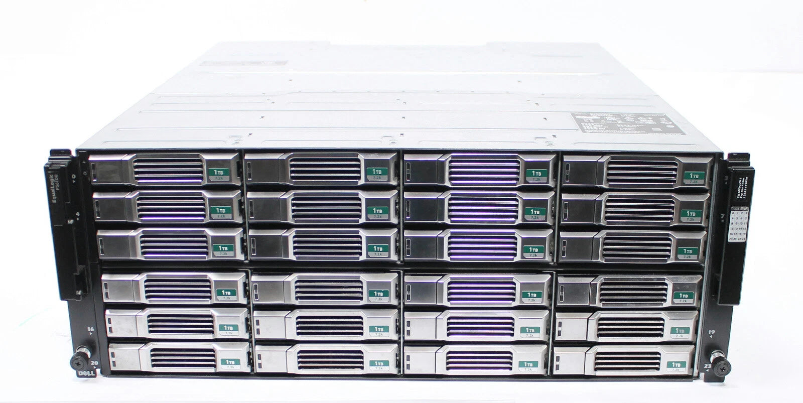 Dell Equallogic PS6100 ISCSI SAN Storage 24x 1TB 7.2K SAS 3.5" Hard Drives