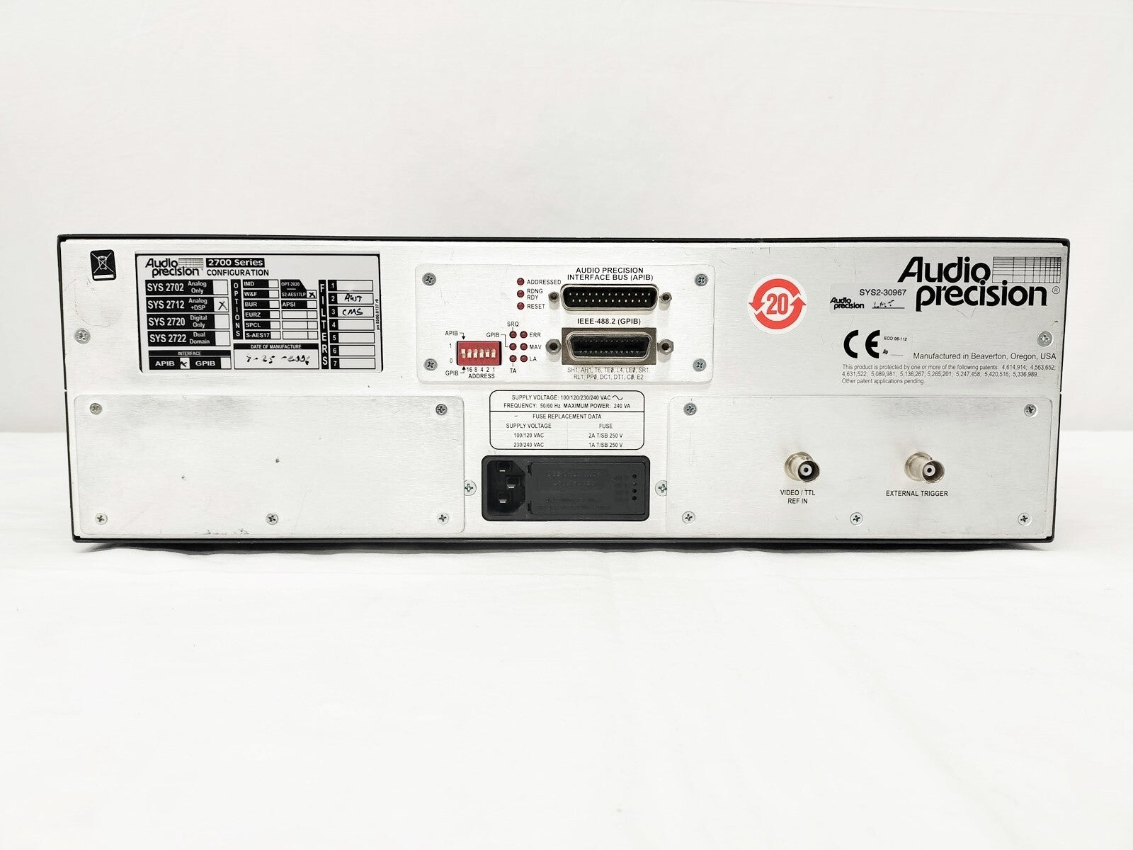 SYS-2712 Audio Analyzer