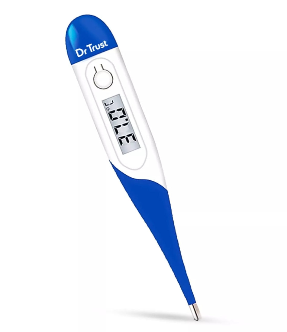 Dr Trust Waterproof Flexible Tip Digital Thermometer (White)