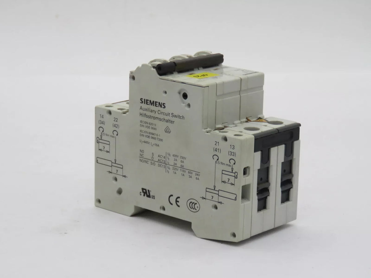 SIEMENS 5SY4504-7 Circuit Breaker Miniature 1+N Pole 4 Amp 230VAC 10kA