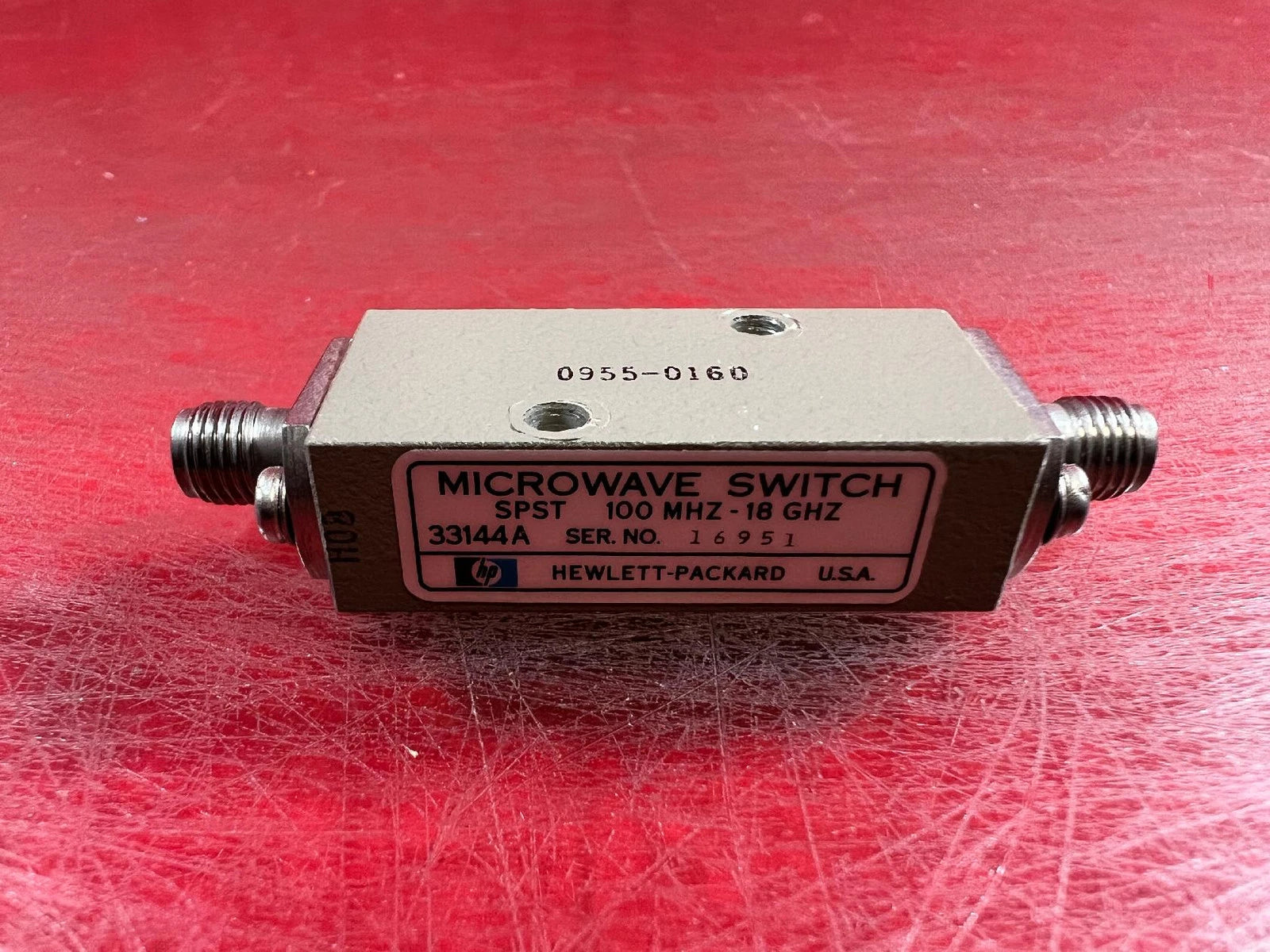 HP Agilent Keysight 33144A SMA RF Microwave Diode Switch 100MHz-18GHz