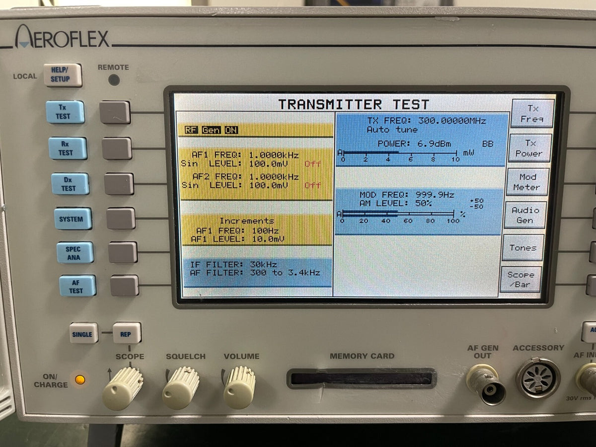 IFR Aeroflex Marconi 2945B Communication Service Monitor _509/750 - XG eqpt