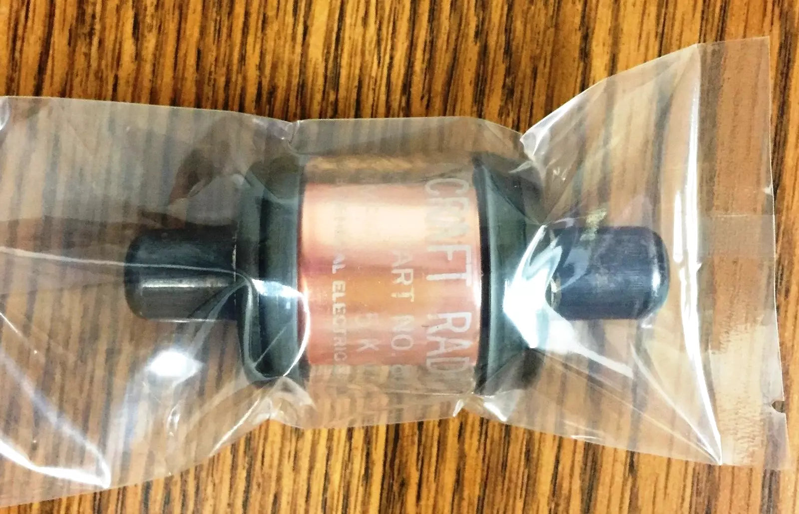 Aircraft Radio Corp P/N 8047 50 MMF 5KV Glass Tube Vacuum Capacitor