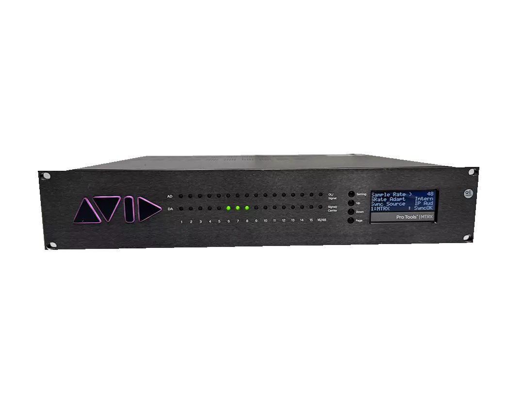 Avid MTRX Base Unit with 8 Channel Analog In/Out Cards MTRX-101586