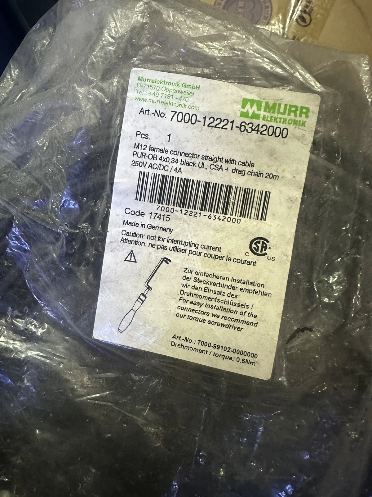 MURR/7000-12221-6342000 Control Module for Industrial Automation