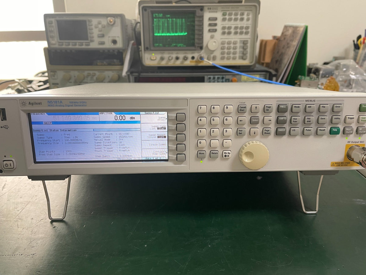 Agilent N5181A MXG Analog Signal Generator 100kHz-3GHz , W/ 503, UNT_ 3928