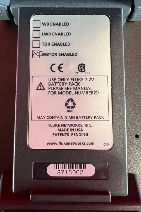 Fluke 990DSL Opt. WB TDR, CopperPro Broadband Loop Tester with Softcase, 8715002