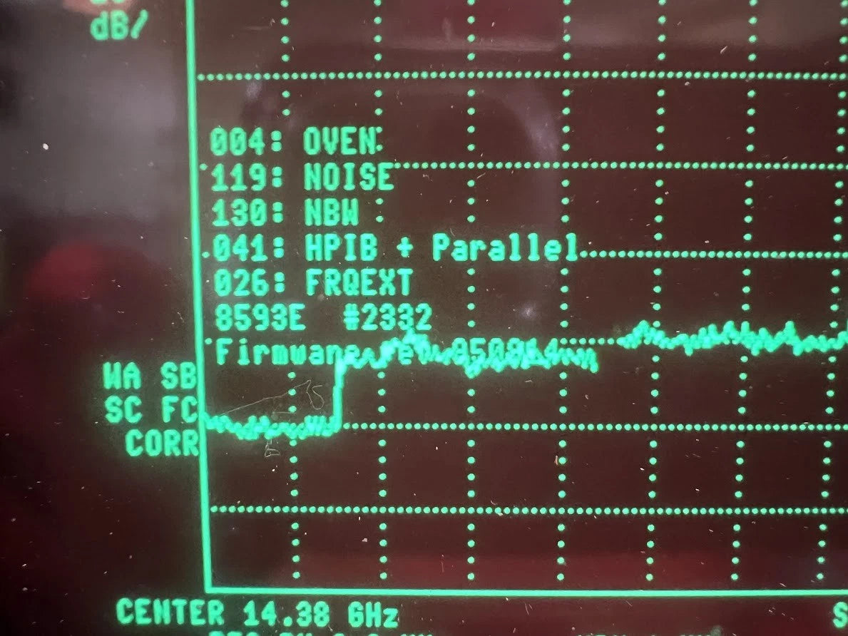 Agilent/Keysight 8593E Portable Spectrum Analyzer 9kHz to 26.5GHz