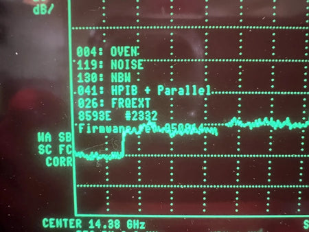 Agilent/Keysight 8593E Portable Spectrum Analyzer 9kHz to 26.5GHz