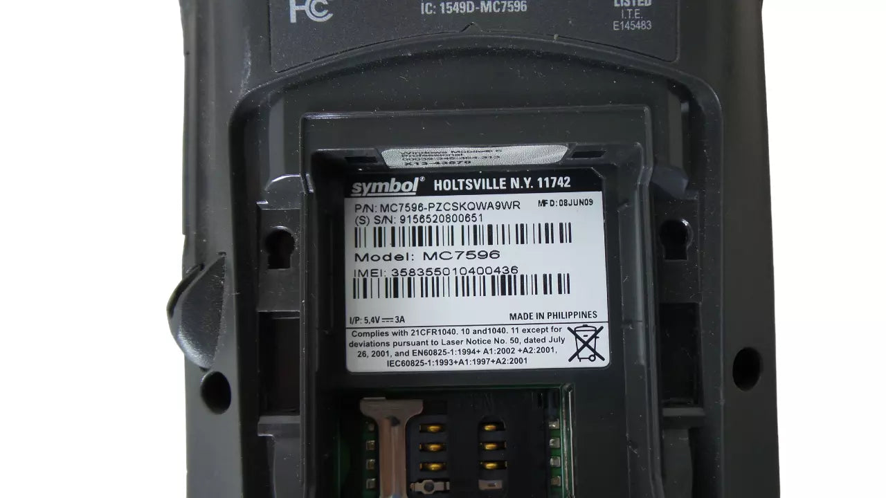 Lot of 3 Motorola MC7596 Barcode Scanner Bundle