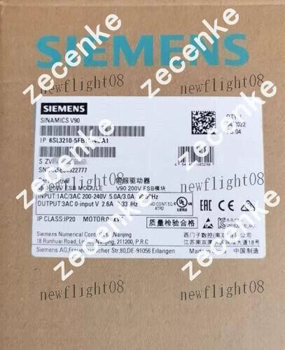 NEW SIEMENS 6SL3210-5FB10-4UA1 Servo Drive - 1PCS