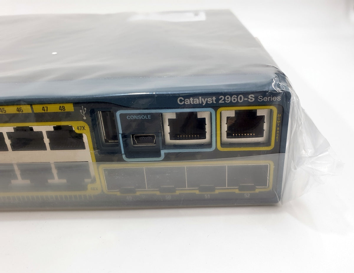 Cisco Catalyst WS-C2960S-48TS-L Managed Gigabit Ethernet Switch