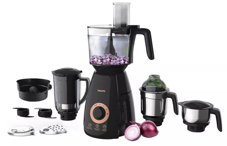 PHILIPS Mixer Grinder Food Processor 750W 3-in-1 Juicer 4 Jar HL7707/01