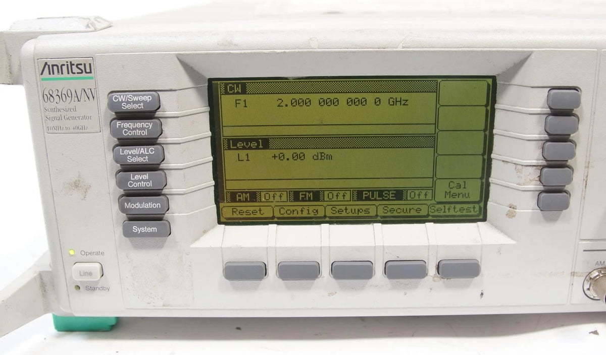 Anritsu 68367C 68369A/NV 10 MHz To 40 GHz Synthesized Signal Generator