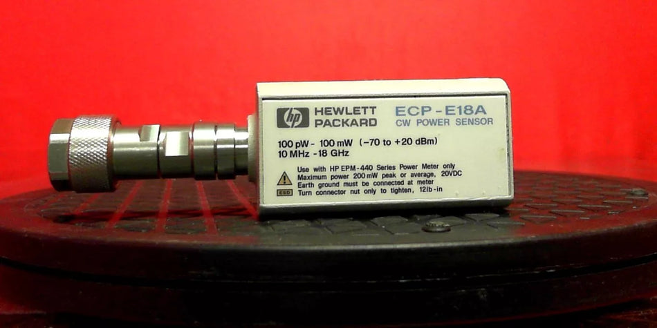 HP - Agilent - Keysight E4412A Power sensor, 10 MHz to 18 GHz US37181103