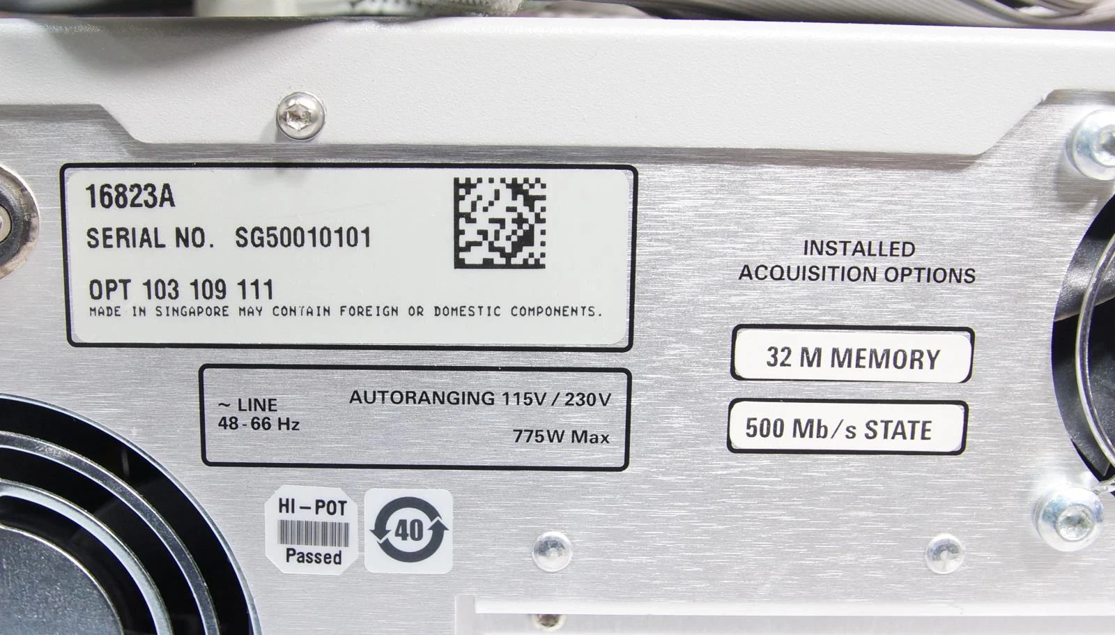 Agilent 16823A 102-Channel Portable Logic Analyzer