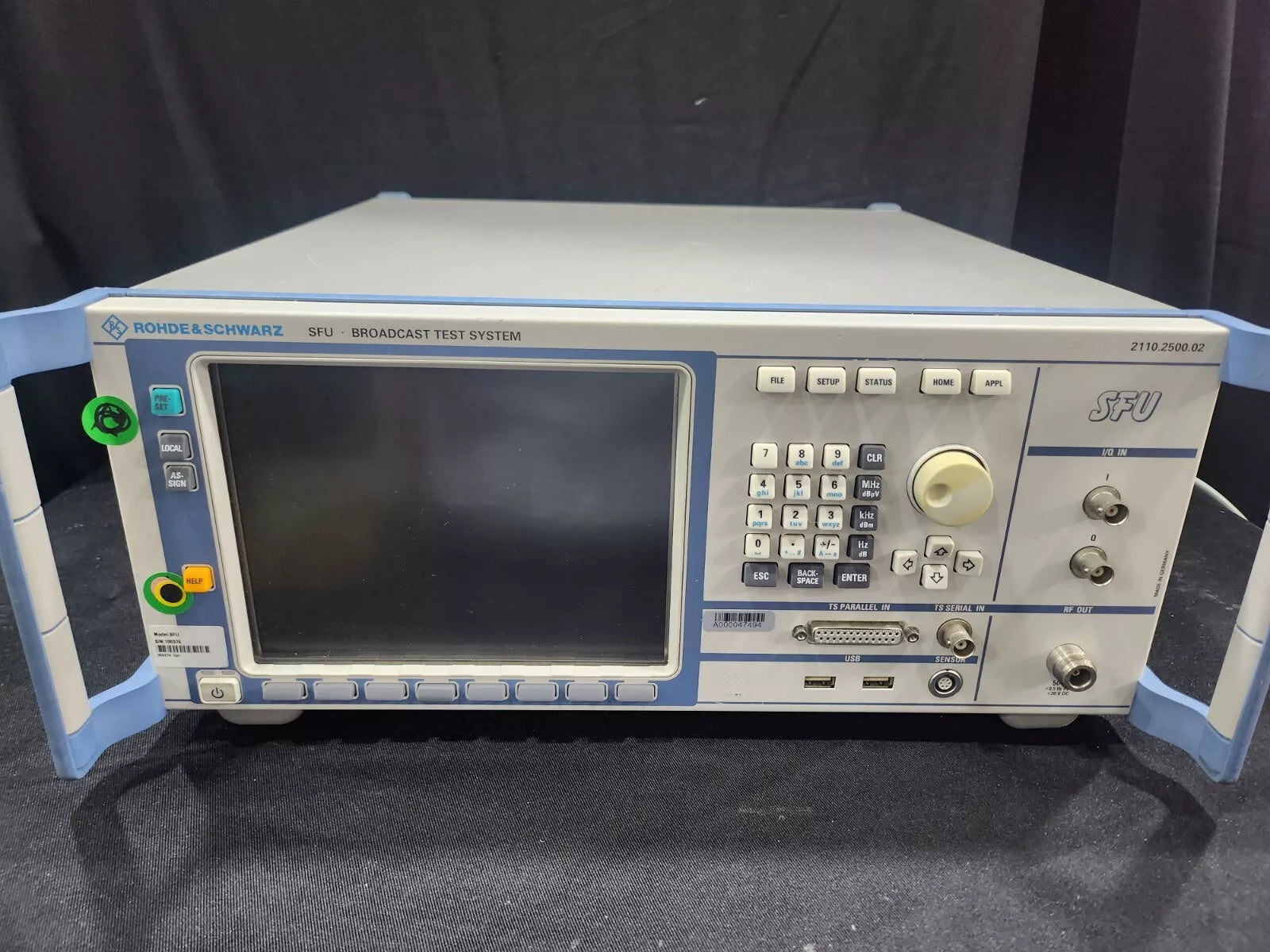 R&S SFU Broadcast Test System Not Working As-Is (100376)