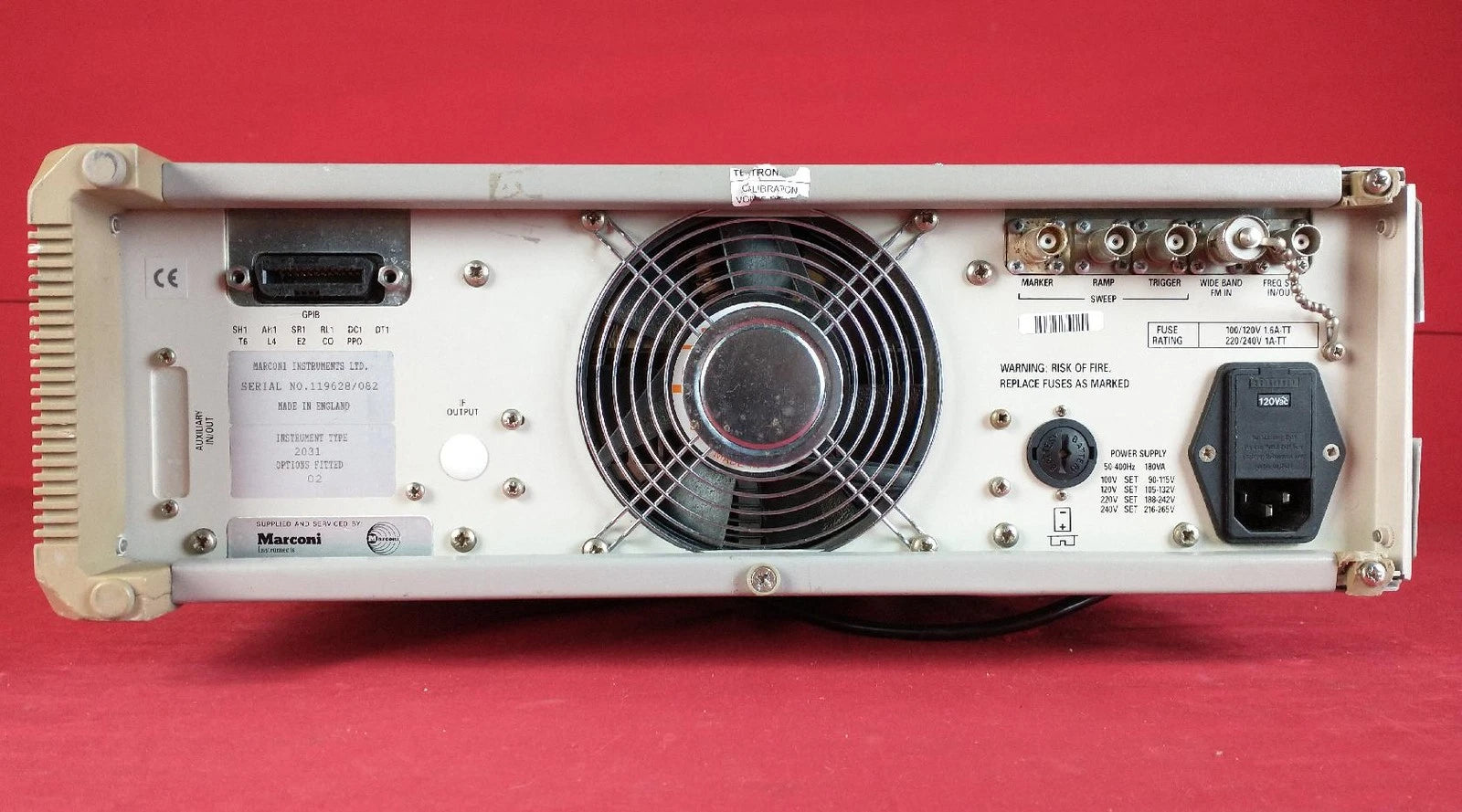IFR/Marconi 2031-2 119628082 Signal Generator, 10kHz-2.7GHz