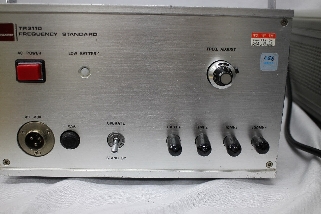 TR3110 Frequency Standard by ADVANTEST