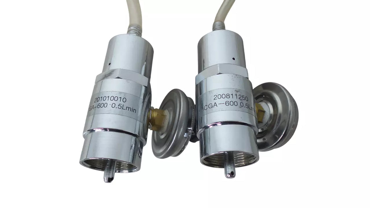 Lot of 2 RAE Systems Regulator CGA-600 0.5L/min