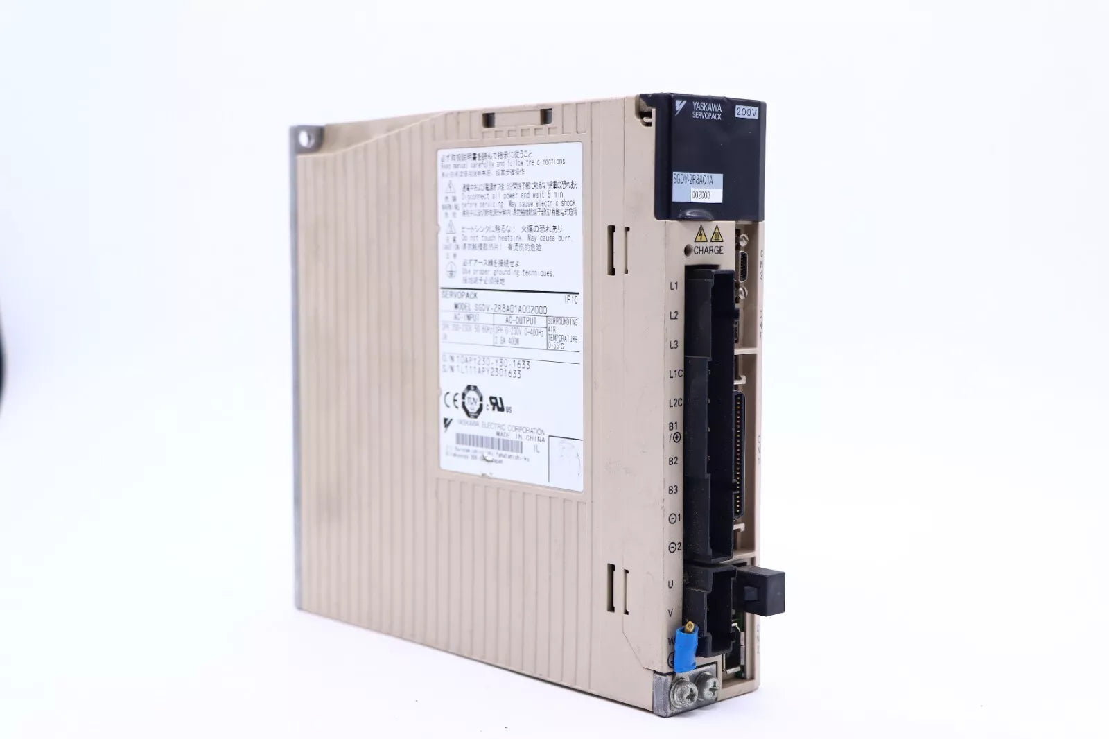 Yaskawa SGDV-2R8A01A002000 Sigma-V Series Servo Drive
