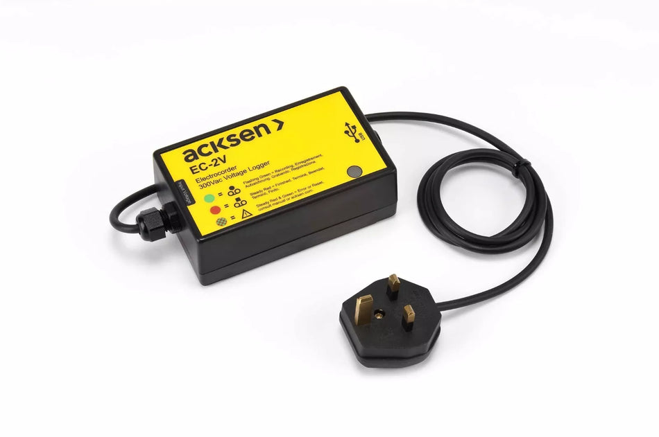 Acksen Electrocorder EC-2V Voltage Logger IP65