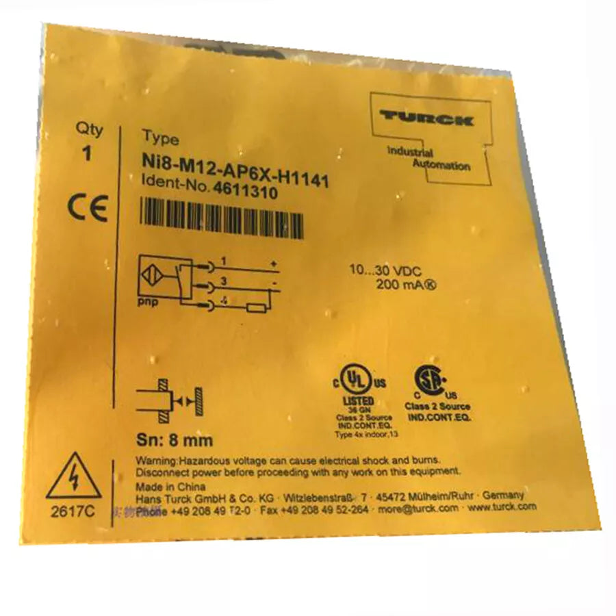 TURCK Ni8-M12-AP6X-H1141 Proximity Sensor