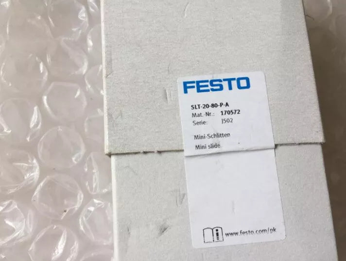 Festo SLT-20-80-P-A 170572 Slide Cylinder - 1PC New