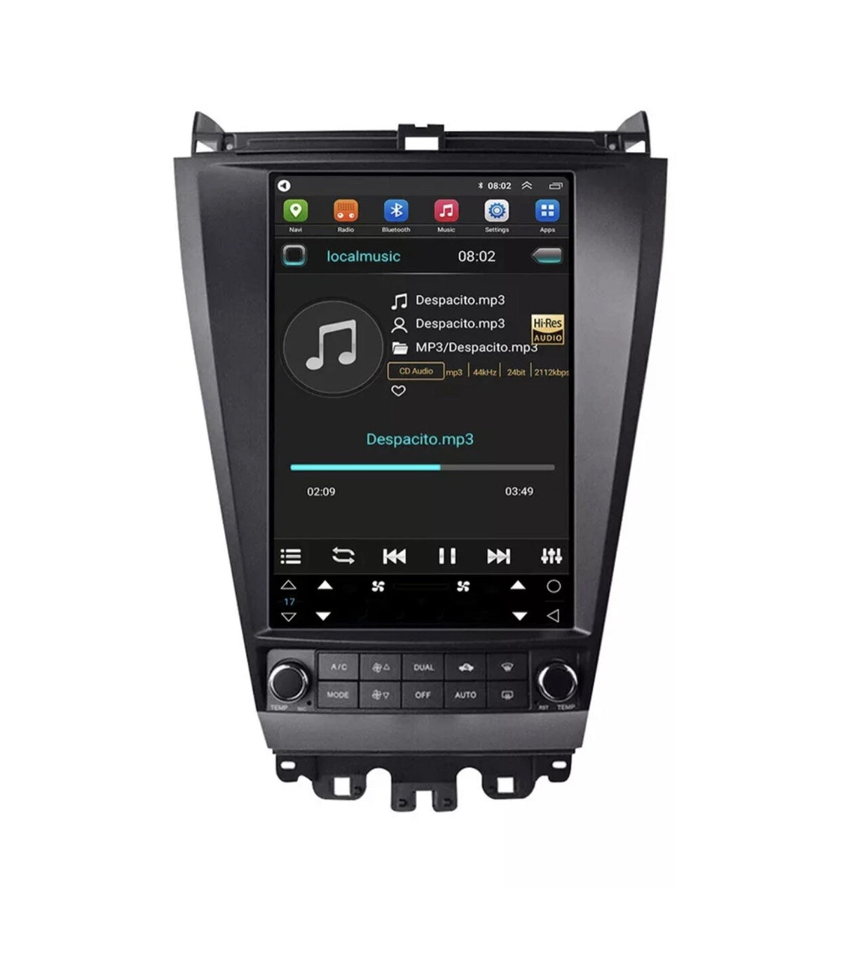 12.8" Car Radio For Honda Accord 07 2004-2007 Android 14 Tesla Stereo GPS WIFI