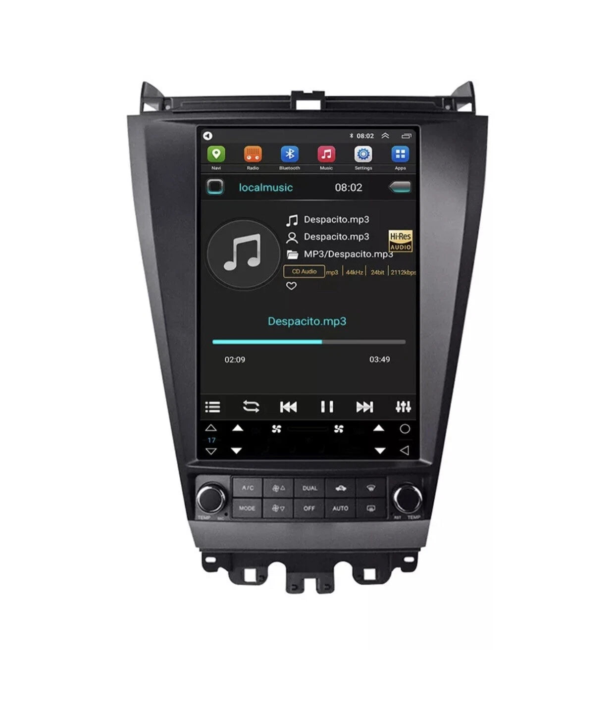12.8" Car Radio For Honda Accord 07 2004-2007 Android 14 Tesla Stereo GPS WIFI