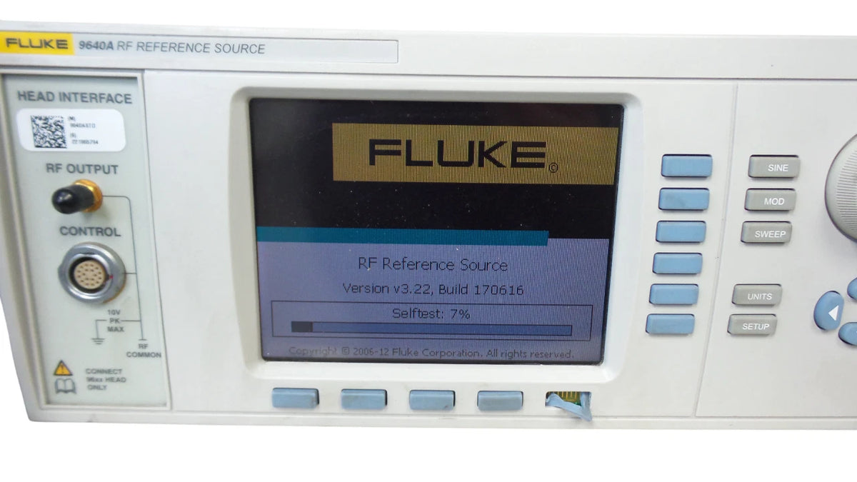 FLUKE 9640A RF Reference Source Model 9640A-STD