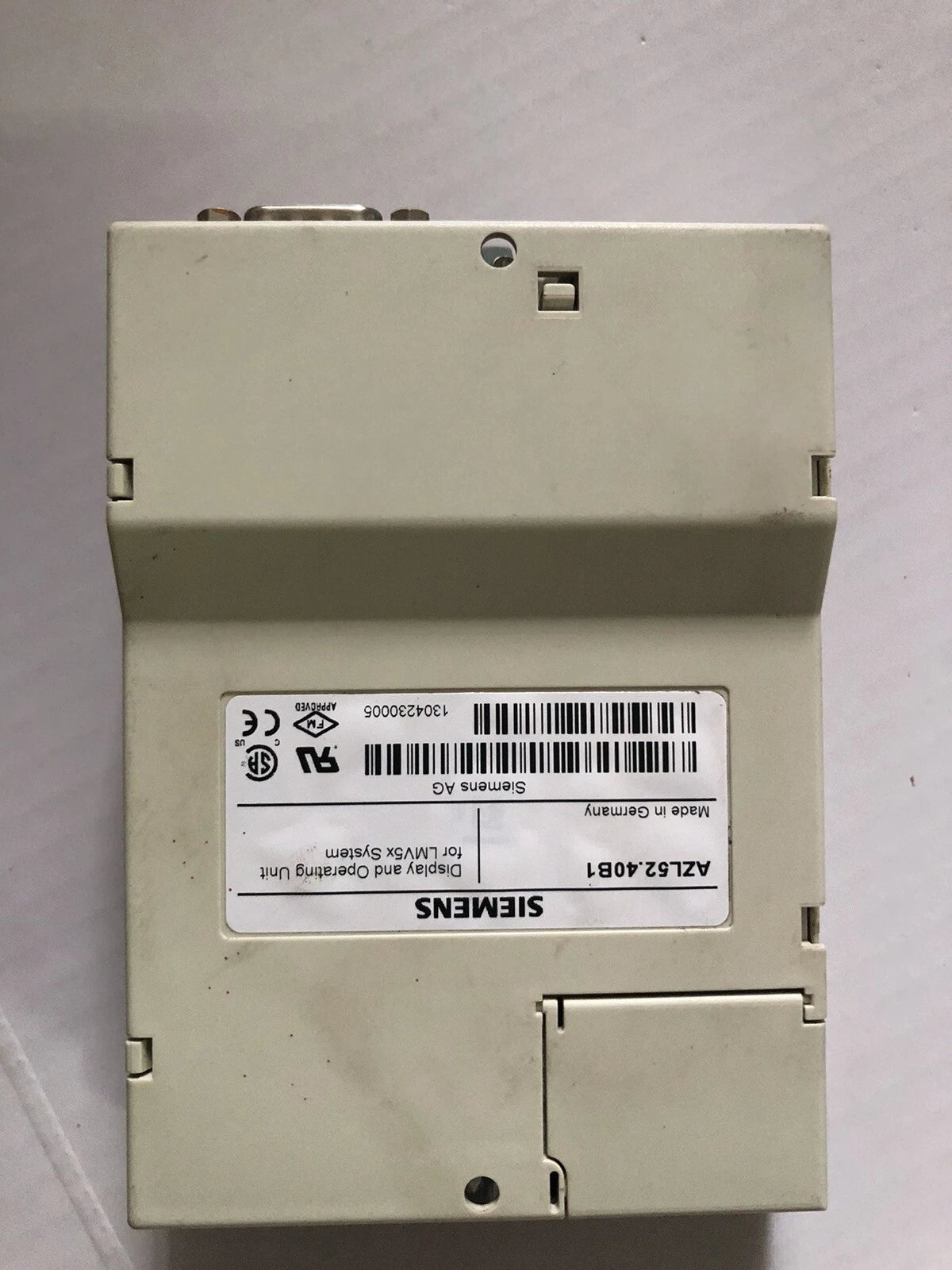Siemens AZL52.40B1 Display And Operating Unit