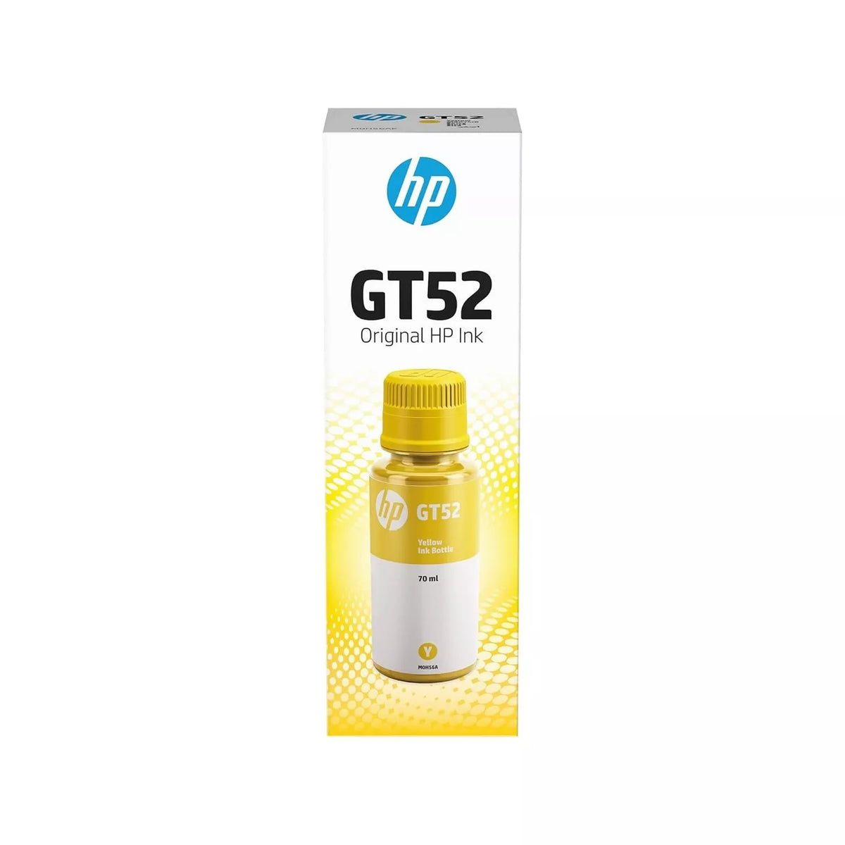 HP GT52 70ml Yellow Ink Bottle - Original High-Yield for Vivid Printing Quality