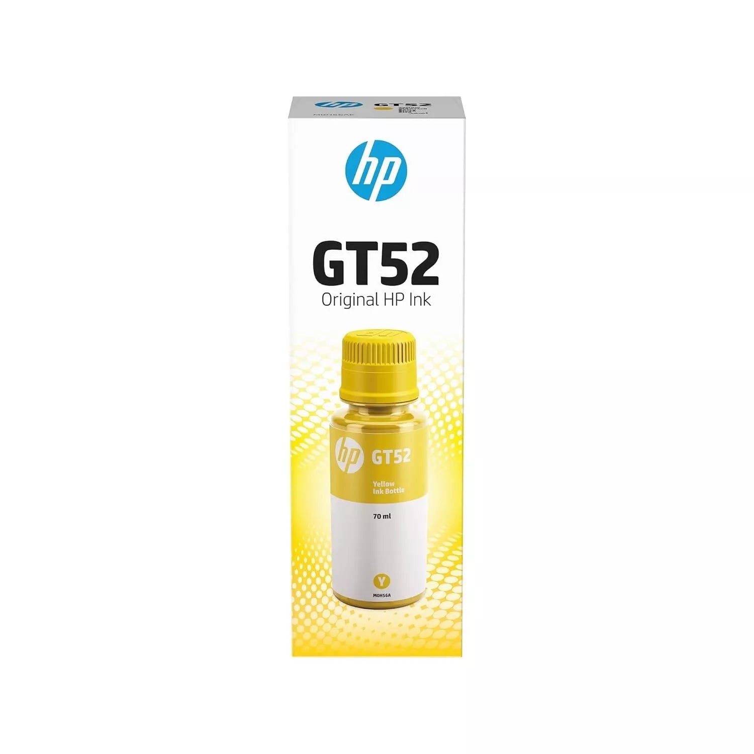 HP GT52 70ml Yellow Ink Bottle - Original High-Yield for Vivid Printing Quality