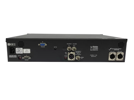 Wohler E MON-1/HD 8 Channel Audio Monitor for Dolby E, Dolby Digital, and PCM